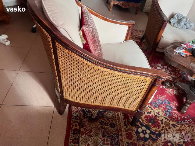 Кресла-дърво,стари, снимка 6 - Дивани и мека мебел - 49343279