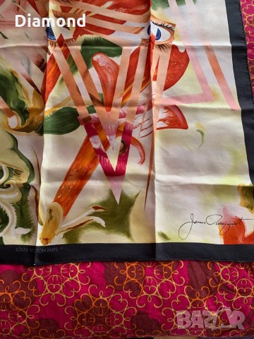 Louis Vuitton vintage scarf оригинален шал, снимка 1 - Шалове - 33119707