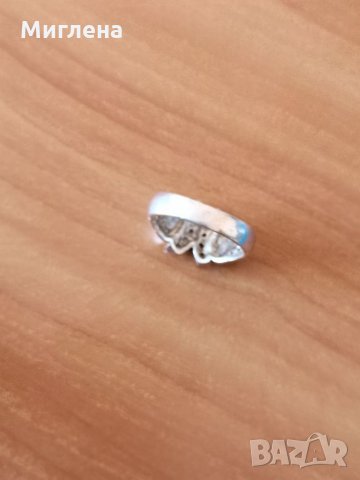 Сребърен пръстен с цирконий 925, снимка 5 - Пръстени - 34869744