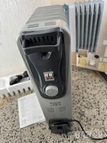 Маслен Радиатор с Колела Einhell MR 715/2, 1500W, с Термостат, 3 Режима!, снимка 6 - Радиатори - 48395601