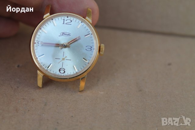 Руски СССР позлатен часовник ЗИМ , снимка 7 - Антикварни и старинни предмети - 37605214