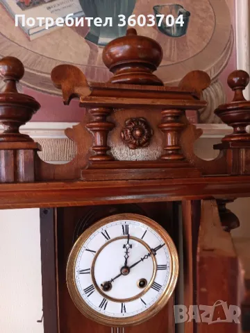 швейцарски стар стени часовник, снимка 6 - Стенни часовници - 47493573