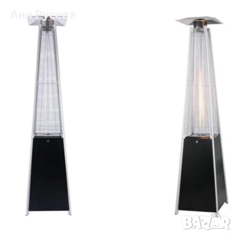 Газов отоплител-чадър 13 kW, 227 см – външен газов отоплител с калъф и защити + маймунка, снимка 7 - Други - 53500485