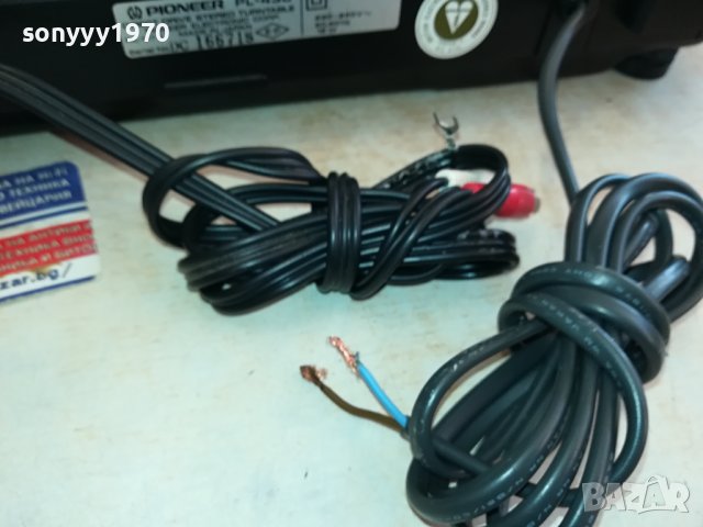 PIONEER PL-430 MADE IN JAPAN-ВНОС ENGLAND N1101241801, снимка 17 - Грамофони - 43763786