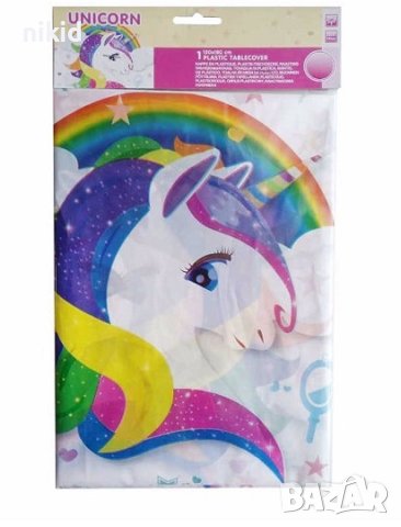 Еднорог unicorn Пони дъга найлонова покривка за парти рожден ден