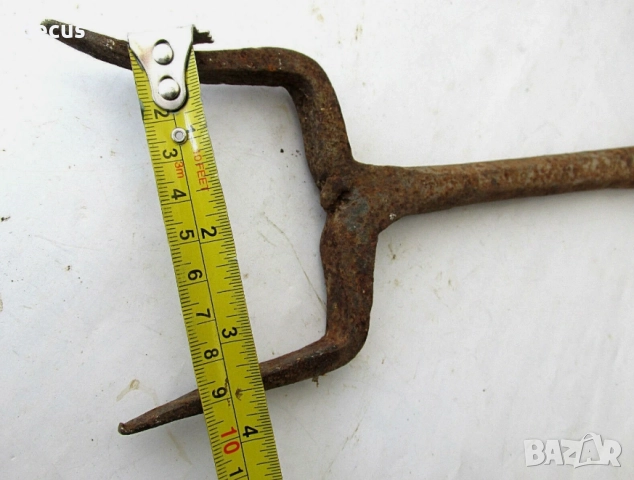 Антична примитивна наковалня - ковашки инструмент, снимка 4 - Антикварни и старинни предмети - 51456117