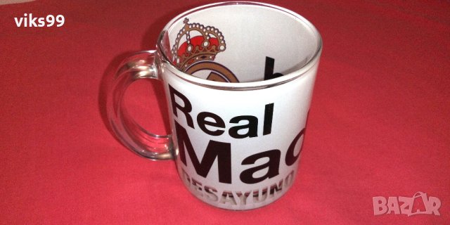 Чаша на Реал Мадрид REAL MADRID 100% BLANCO, снимка 2 - Фен артикули - 39809425