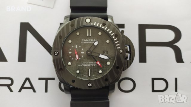 Panerai SUBMERSIBLE CARBOTECH™ LUNA ROSSA GMT 47мм механичен клас 5A+, снимка 14 - Мъжки - 27907450