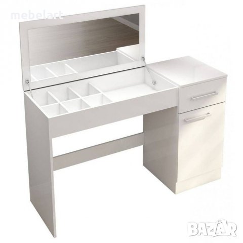 Тоалетка - Бял гланц, снимка 2 - Тоалетки - 26612449