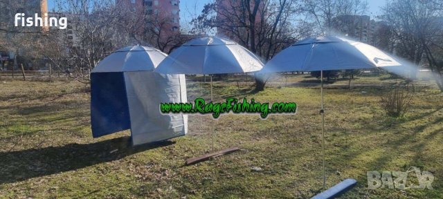 Промо Чадър със странична тента диаметър 2.40м Uv защита 60 + Клапа, снимка 12 - Екипировка - 39878162