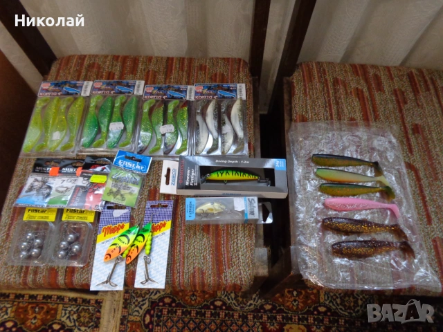 Воблери,блесни,силикони,джиг глави,морски тройки(2 хикса) и др.