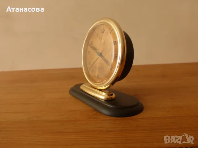 Рядък будилник Дружба със слон на ляво часовник Слава, снимка 9 - Антикварни и старинни предмети - 47427921