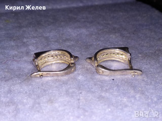 ПРЕКРАСНИ ДИЗАЙНЕРСКИ СРЕБЪРНИ СКЪПОЦЕННИ ОБЕЦИ РОДИРАНО СРЕБРО 925 с ФАСЕТИРАН ЦИРКОНИЙ 34389, снимка 8 - Обеци - 39665970