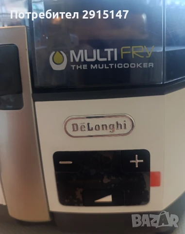 DeLonghi MULTIFRY Фритюрник с горещ въздух 2300W 1,7 кг Сребрист/черен, снимка 2 - Фритюрници - 50936733