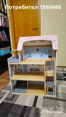 Детска Къща за кукли, снимка 5 - Играчки за стая - 53240361