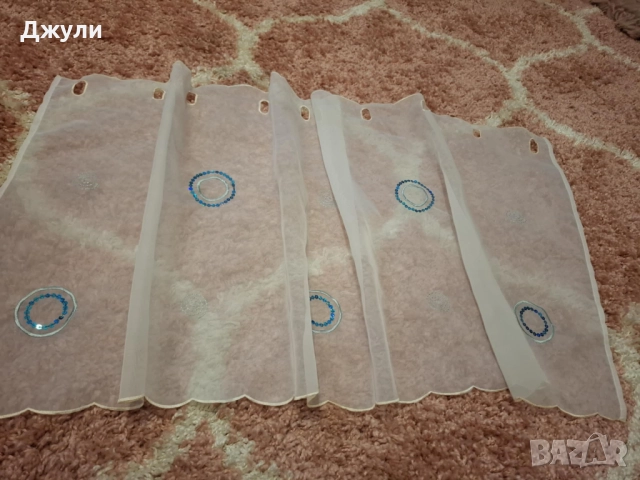 Перденце с пайети , снимка 2 - Пердета и завеси - 52381843