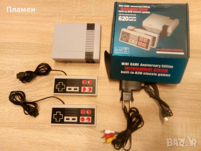 Настолна класическа телевизионна видео игра конзола  с вградени 620 игри  супер марио, танкове и др., снимка 9 - Други игри и конзоли - 39563126