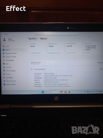 HP ProBook G5 - 14,4 inch  i5-7200U 8GB RAM 256GB  SSD - перфектен, снимка 2 - Лаптопи за дома - 52866219
