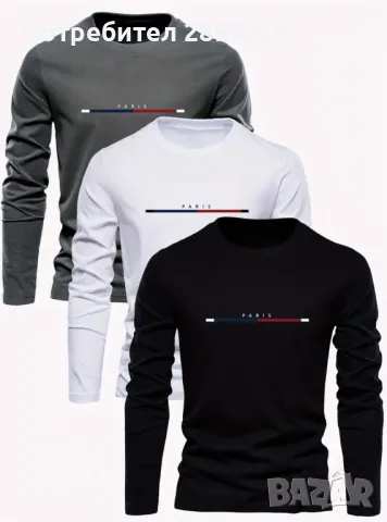 Мъжки блузи,дълъг ръкав,L 