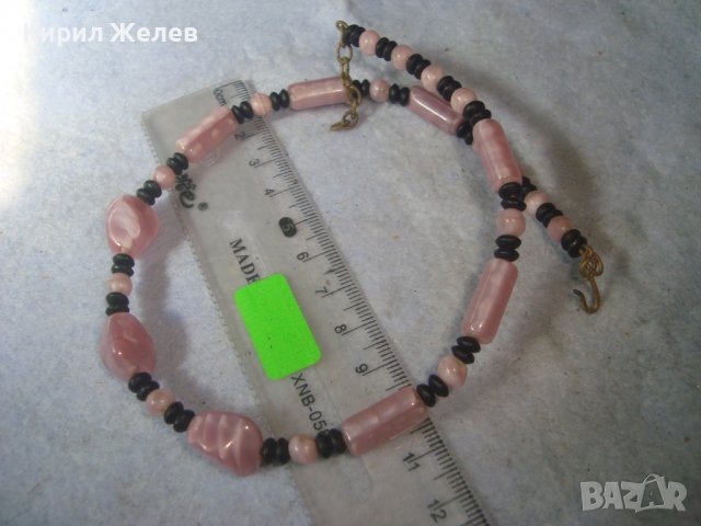 СТАР РЕТРО ВИНТИДЖ ГЕРДАН с БРОНЗОВА ЗАКОПЧАЛКА 31376, снимка 4 - Антикварни и старинни предмети - 38066950