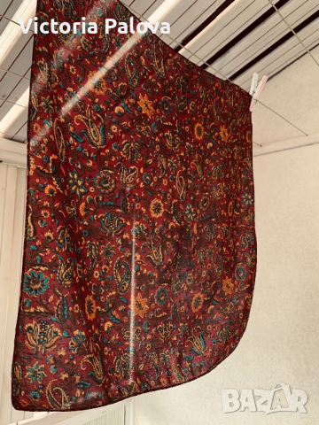 Красив копринен шал, снимка 4 - Шалове - 36548196