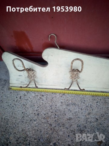 Стара голяма закачалка, снимка 2 - Антикварни и старинни предмети - 27635629