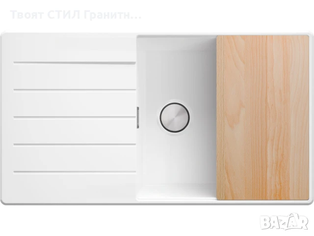 Нова иновативност в кухненския дизайн – мивки с плоски ръбове, снимка 4 - Мивки - 51401981