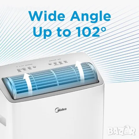 Мобилен климатик Midea Real Cool 35 - 2 Години Гаранция, снимка 8 - Климатици - 48224922