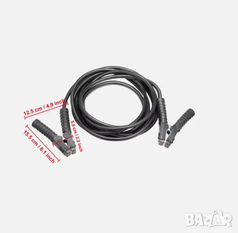 Кабели за подаване на ток 12/24V, 3000А - 2.5 метра., снимка 7 - Аксесоари и консумативи - 47307589