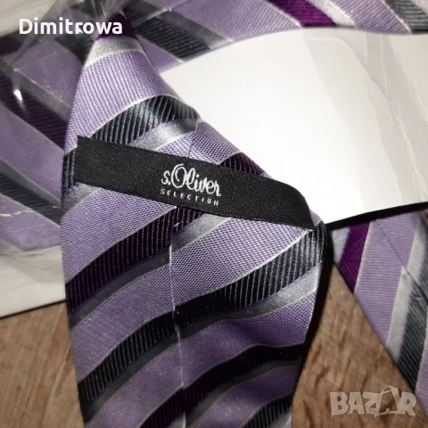 Копринена вратовръзка S.Oliver , снимка 4 - Други - 47348591