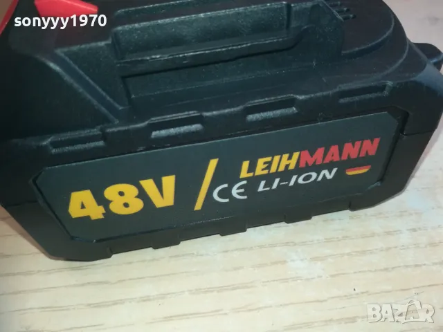 LEIHMANN 48V LI-ION БАТЕРИЯ ЗА ВОДОСТРУЙКА ВИНТОВЕРТ ДРУГО 2910241220, снимка 3 - Винтоверти - 47759471