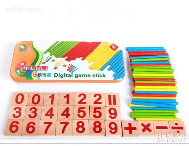 Игра с дървени клечки, снимка 1 - Образователни игри - 38116509