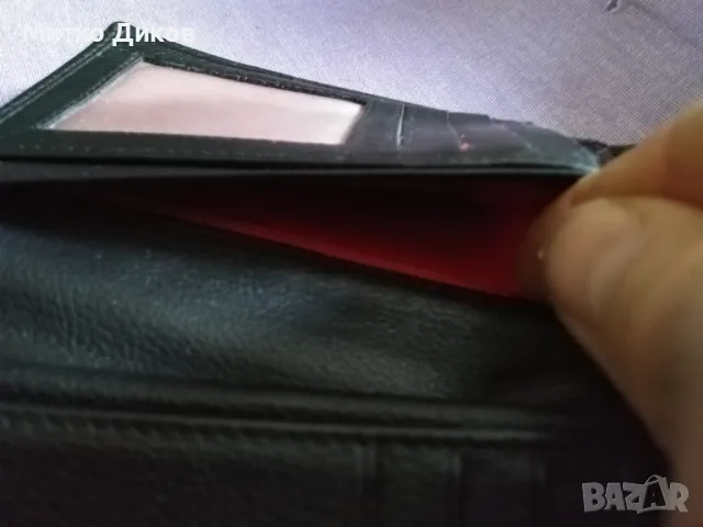 Портфейл Switzerland марков естествена кожа 150х95мм с много прегради за карти, снимка 11 - Портфейли, портмонета - 48825327