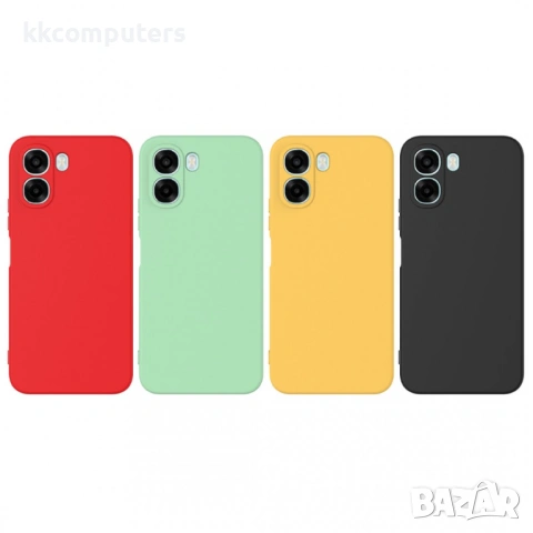 Силиконов Калъф за Oppo A6x 5G / A6x 4G - Гръб, Мек TPU, С Ремък, Вкл. Протектор - 4 Цвята, снимка 2 - Калъфи, кейсове - 53564143