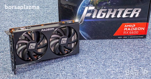 Чисто нова видеокарта POWERCOLOR Radeon RX 6600 Fighter, снимка 1 - Видеокарти - 34883840