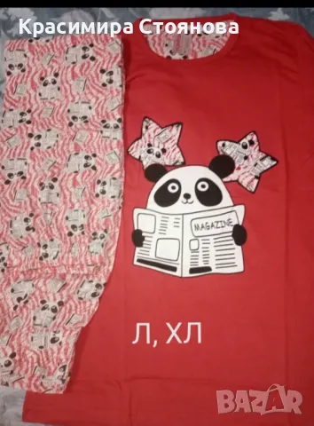 Дамски памучни пижами , снимка 7 - Пижами - 40351551