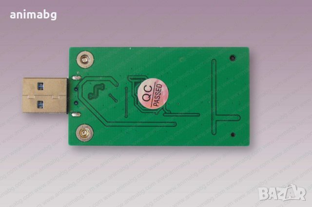 ANIMABG Преобразувател USB 3.0 към PCI-E mSATA, снимка 3 - Други - 33073602