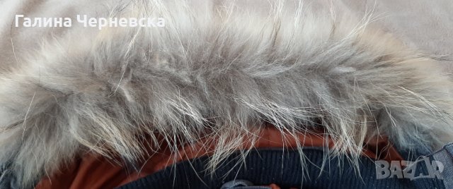 Детско зимно яке естествен пух от лисица на качулката, снимка 5 - Детски якета и елеци - 27503874
