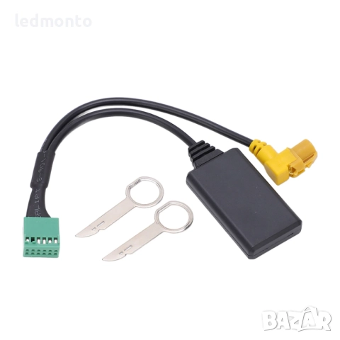 Bluetooth 5.0 AUX адаптер MMI 3G AMI 12Pin за Audi Q5 A4 A6 Q7 A5 S, снимка 2 - Части - 51673972