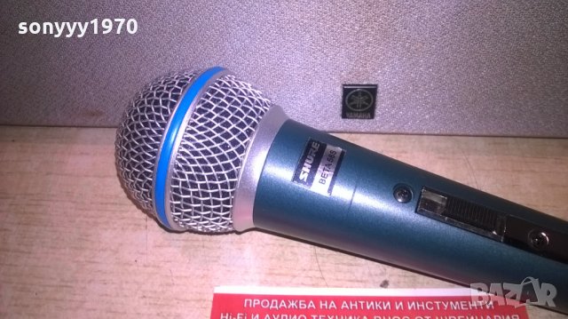❤️микрофон shure beta sm58s-жичен-внос швеицария, снимка 9 - Микрофони - 26577678
