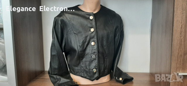 Дамско Кожено официално Кожено Яке .Размер М, снимка 1