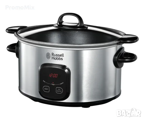 Уред за бавно готвене Russell Hobbs 22750-56 Maxicook Slow Cooker 6л 200W Съд за готвене с капак, снимка 7 - Мултикукъри - 49530412