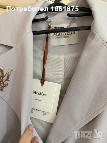 Уникално пролетно манто MAX MARA, снимка 3 - Палта, манта - 53029293