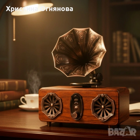 Bluetooth радио колонка AS36, 2x5W, 1800mAh – ретро и мощна