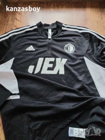 ADIDAS feyenoord 2020-21 track jacket - мъжка футболна блуза 2ХЛ , снимка 4 - Спортни дрехи, екипи - 52919195