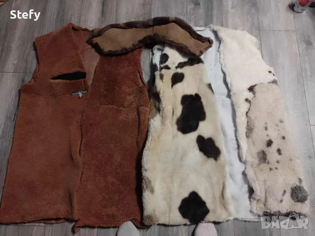 Елек от естествена кожа, снимка 2 - Елеци - 52099956