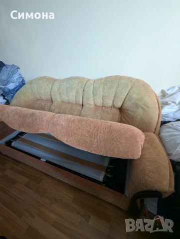 разтегателен диван за дневна, използван, снимка 2 - Дивани и мека мебел - 52561548