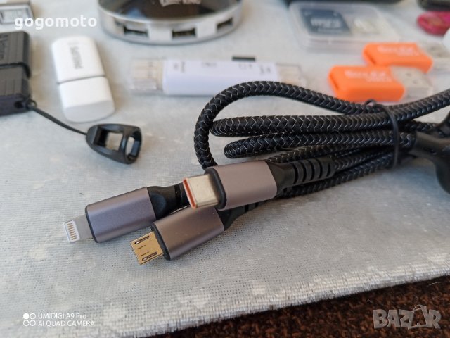 кабел за зареждане на телефон, снимка 7 - USB кабели - 43905854