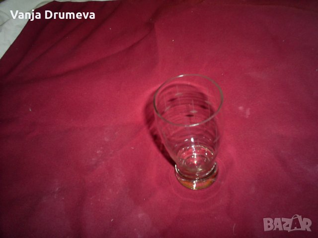 сервиз за уиски от соца от гравирано стъкло - неизползван, снимка 3 - Сервизи - 35400313