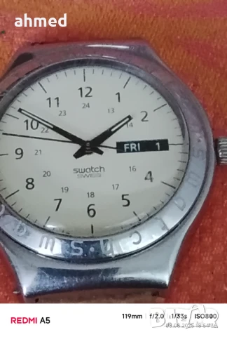 Красив часовникswatch ирони работи нова батри, снимка 2 - Мъжки - 51301628